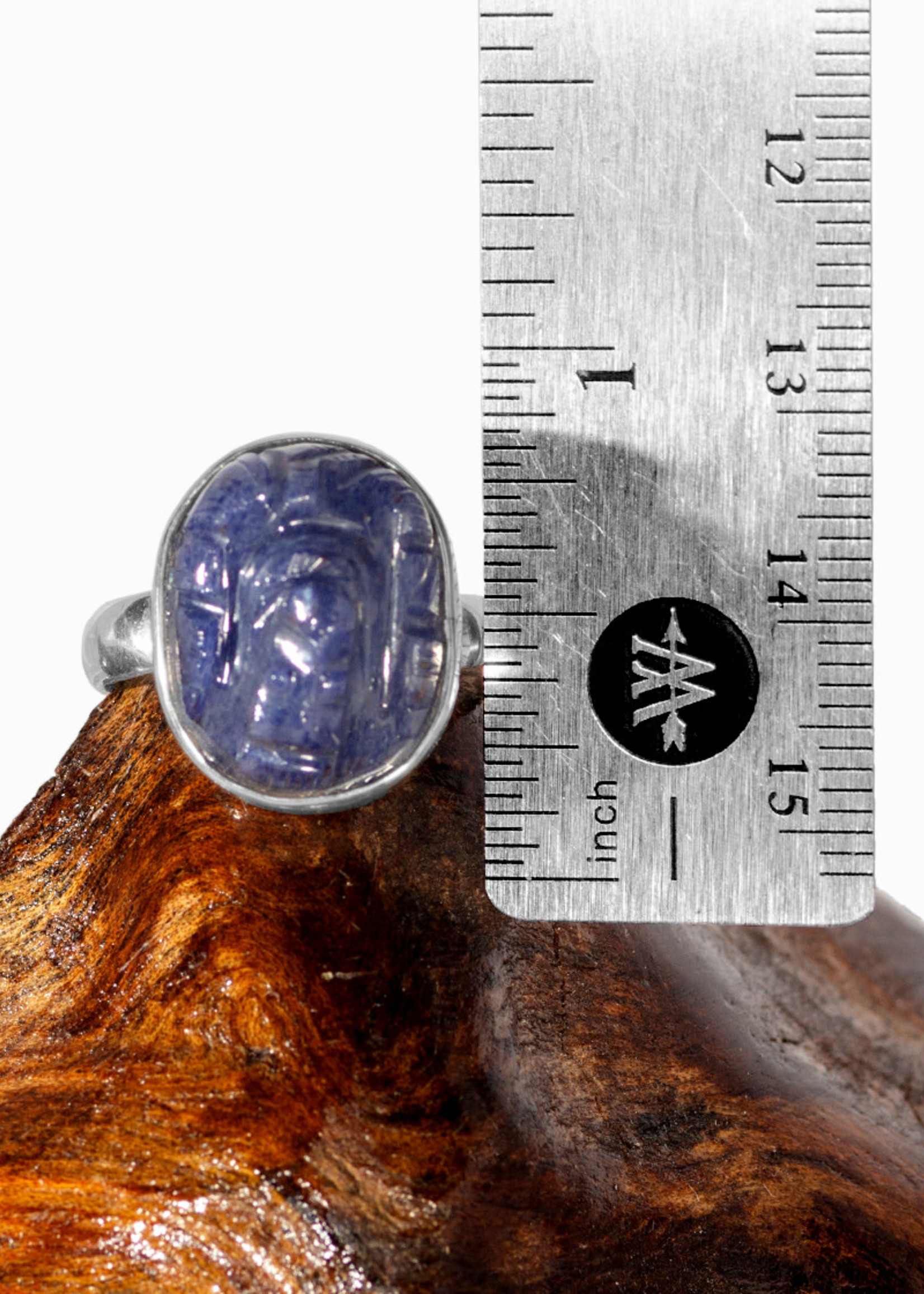 Minerals & Mystics Ganesh Lapis Ring