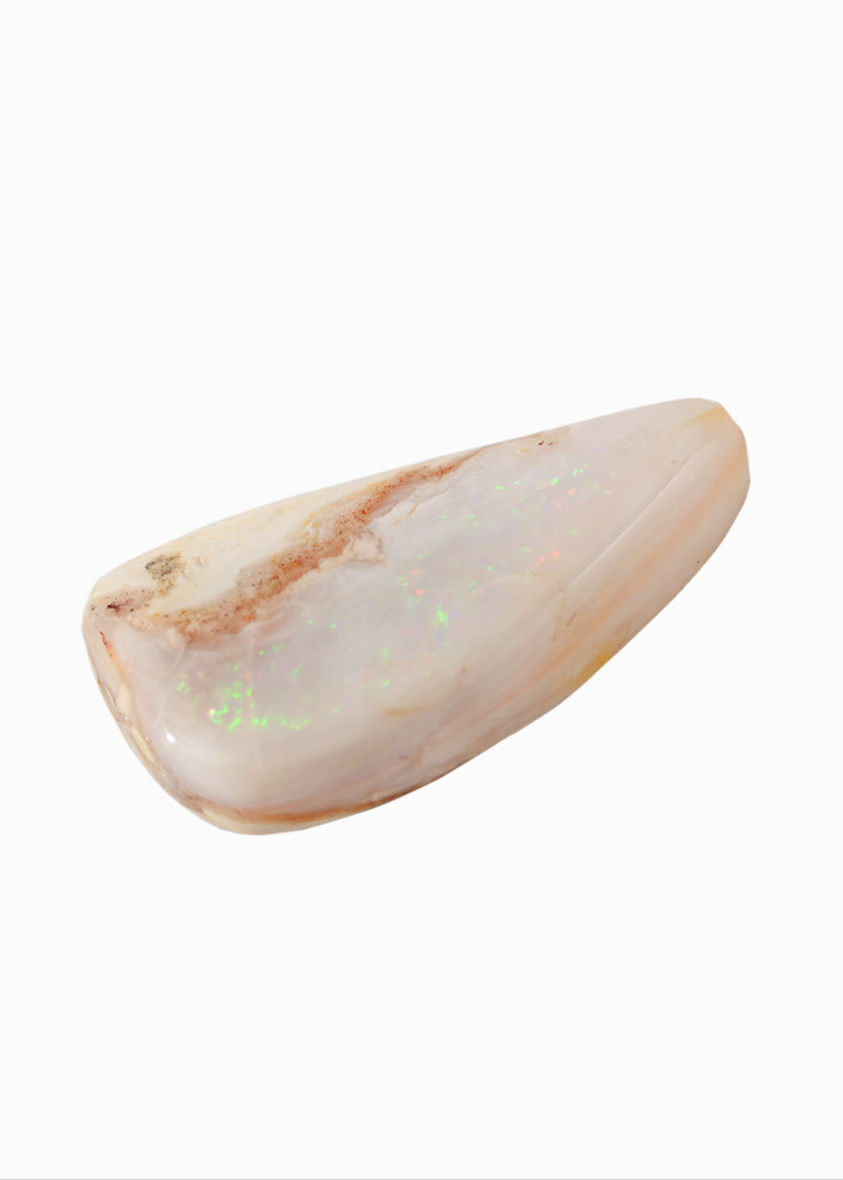 Minerals & Mystics White Opal Cabachon