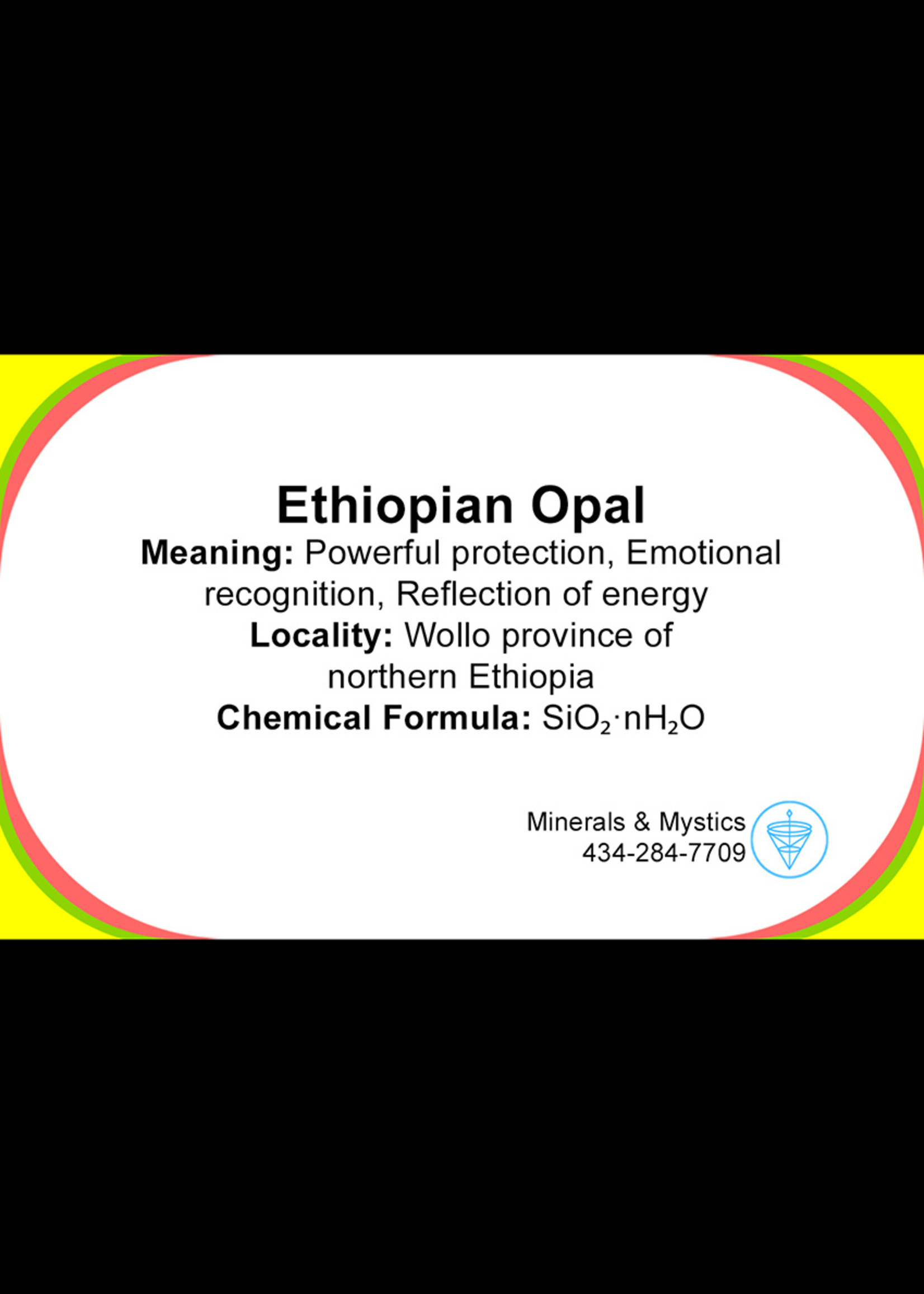 Minerals & Mystics Ethiopian Opal