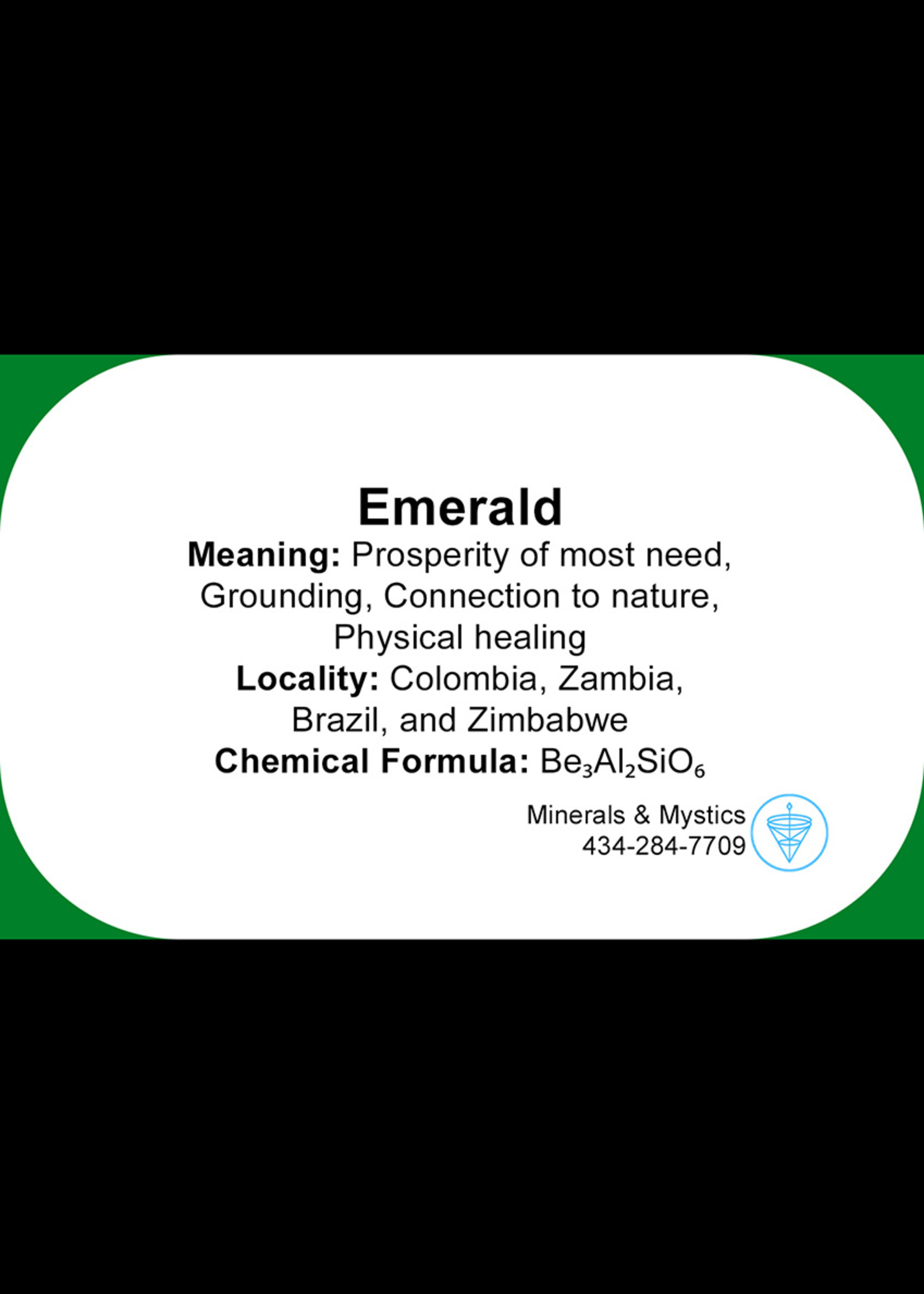 Minerals & Mystics Emerald Band Ring