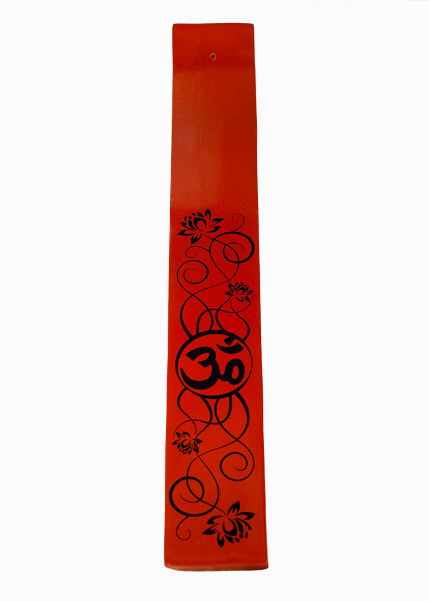 Kheops Orange Ohm Painted Incense Holder