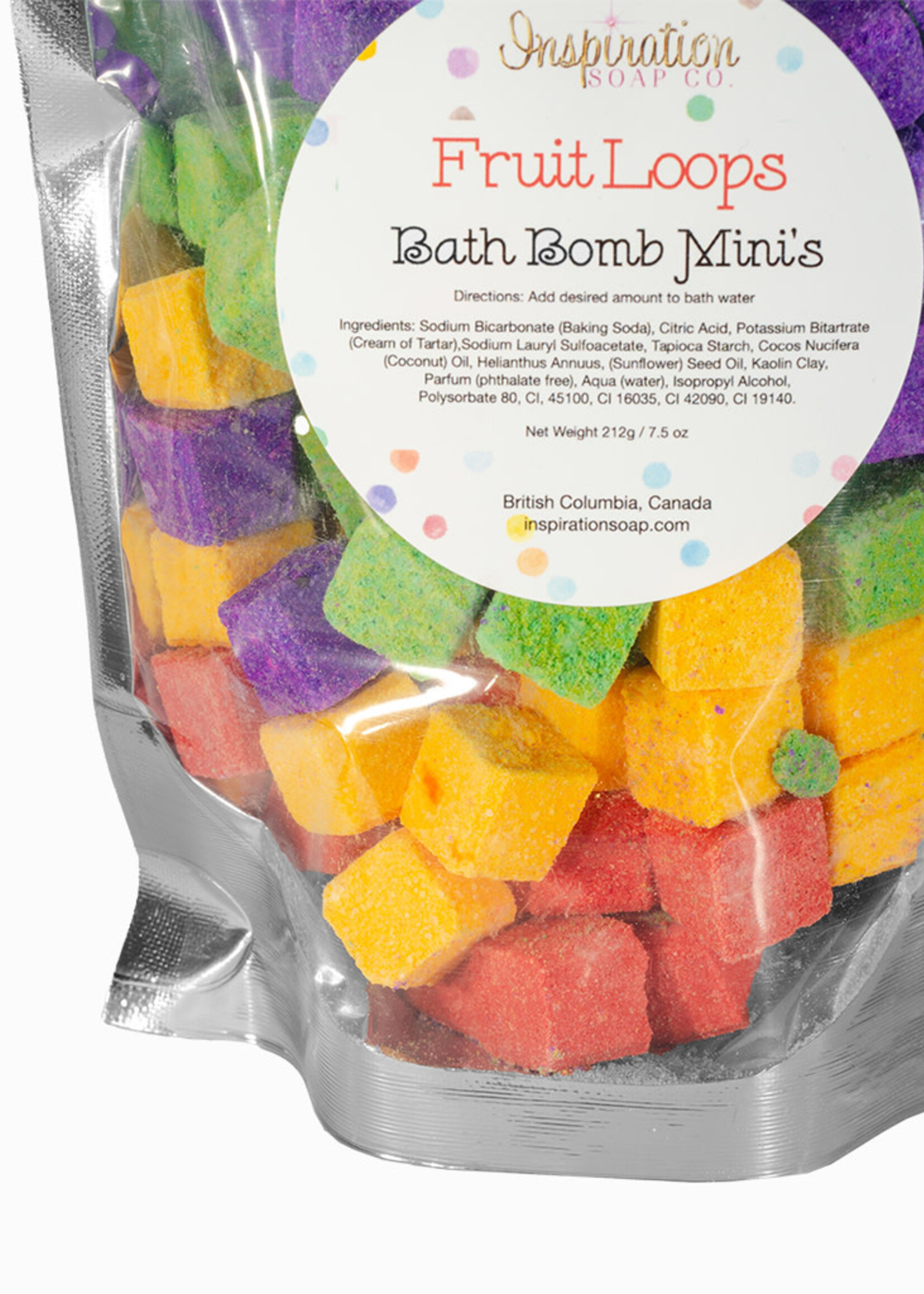 Fruity Loops - Mini Bath Bombs - Old Town Soap Co.