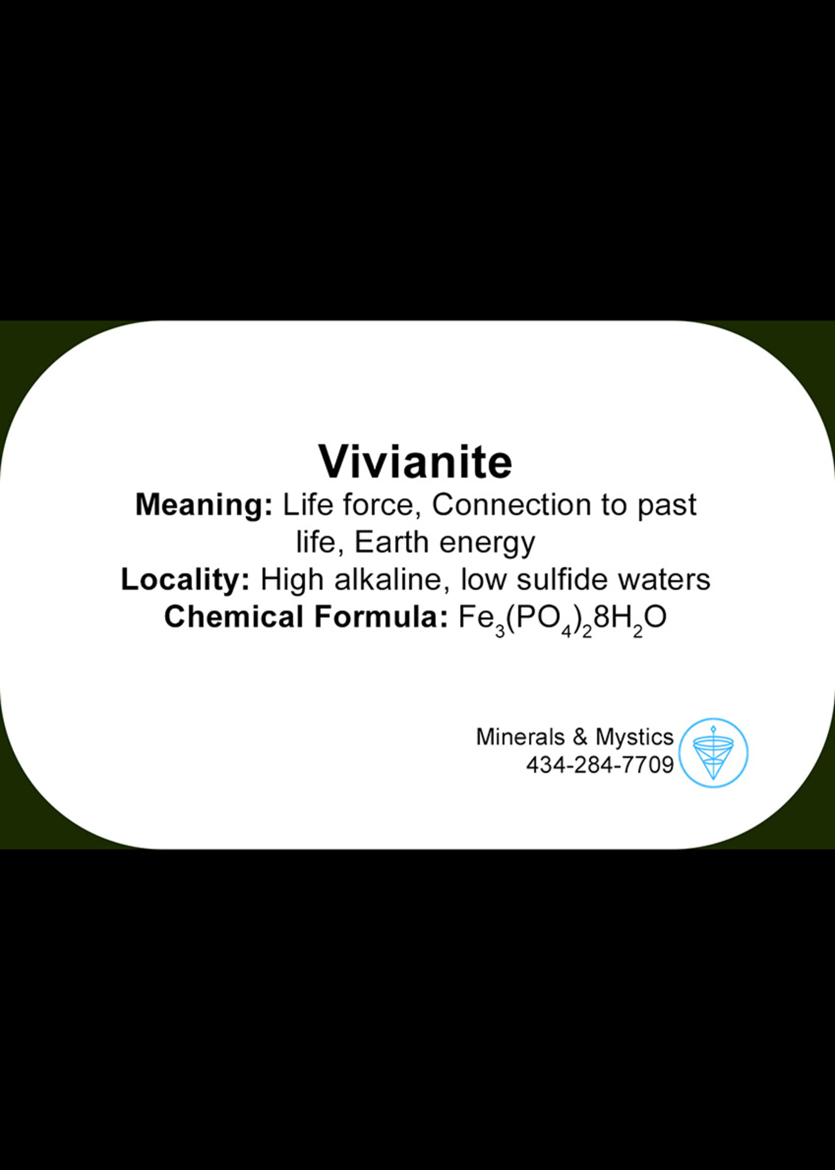 Vivianite Crystal