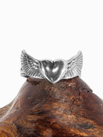Wellstone Jewelry Winged Heart Ring