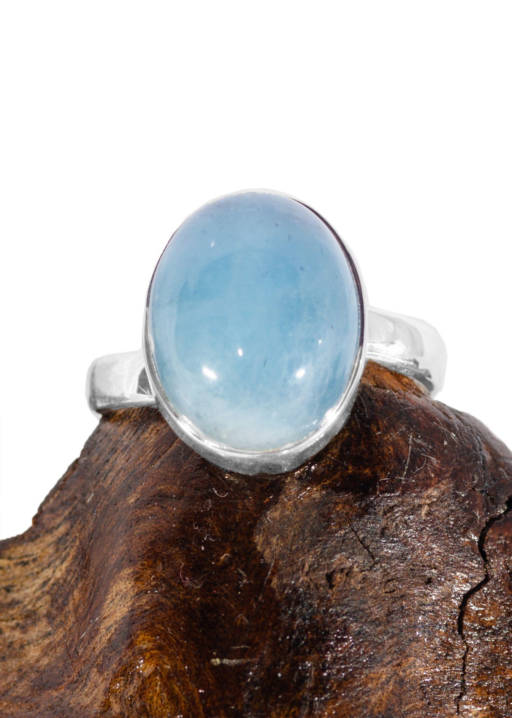 Minerals & Mystics Aquamarine Ring Adjustable