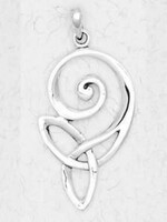 Trinity Knot Spiral Pendant