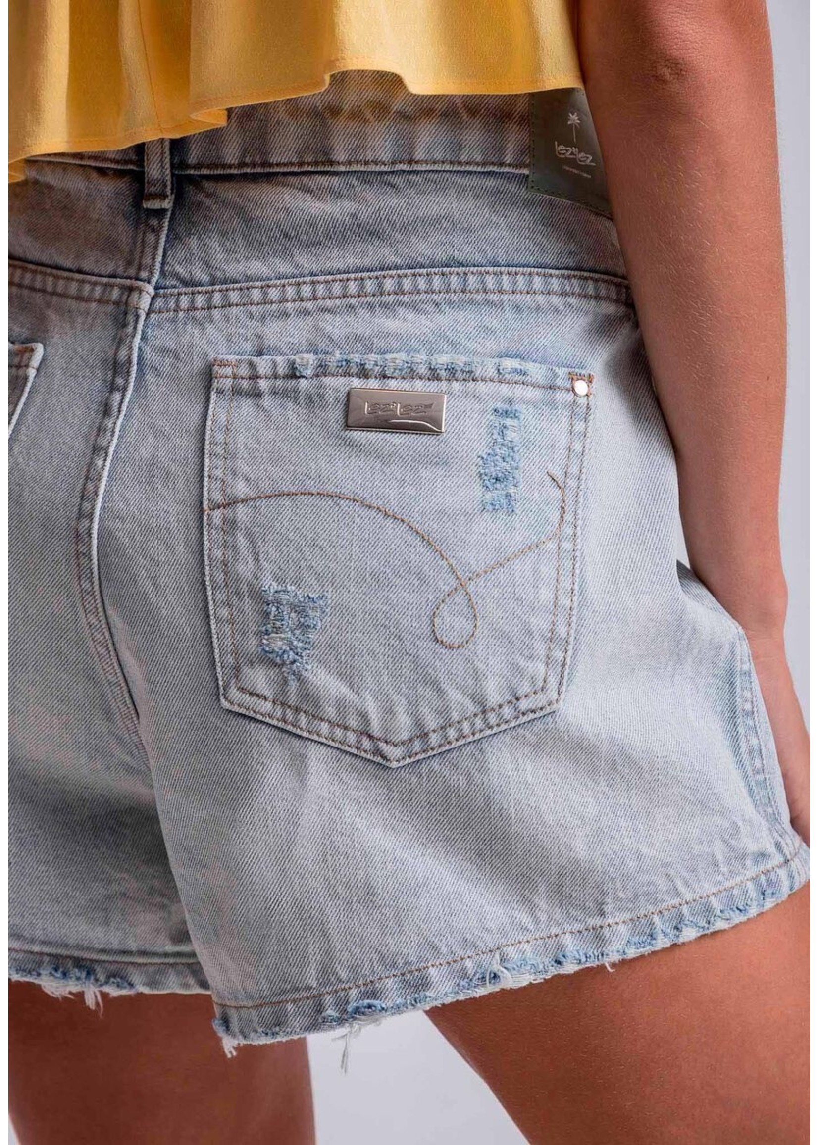 LezaLez SHORTS JEANS LEZ 6141