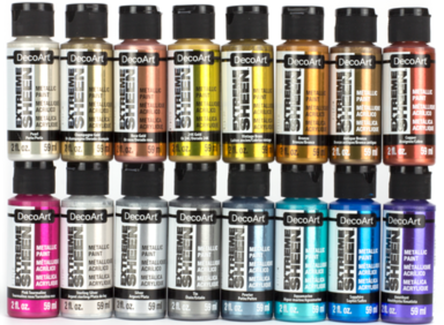 Rayher 35014830 Extreme Sheen Metallic Paint, Acrylic Paint with Shimmer  Effect, sapphire, 59ml