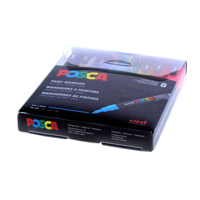 UNI POSCA Paint Pens Art Markers - PC-1M PC-1MR PC-3M PC-5M PC-8K PC-17K  PCF-350