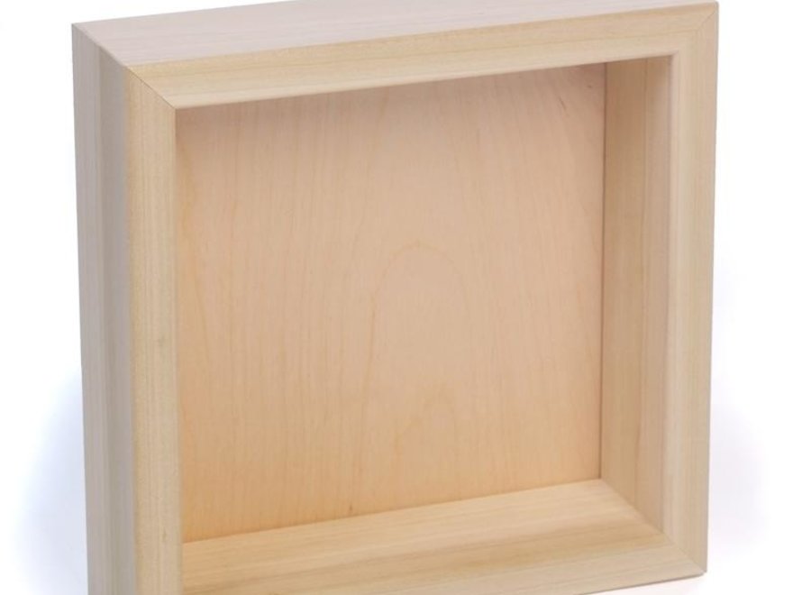 MCS Art Shadow Box Solid Wood Picture Frame 16x20 with 11x14 Opening -Black