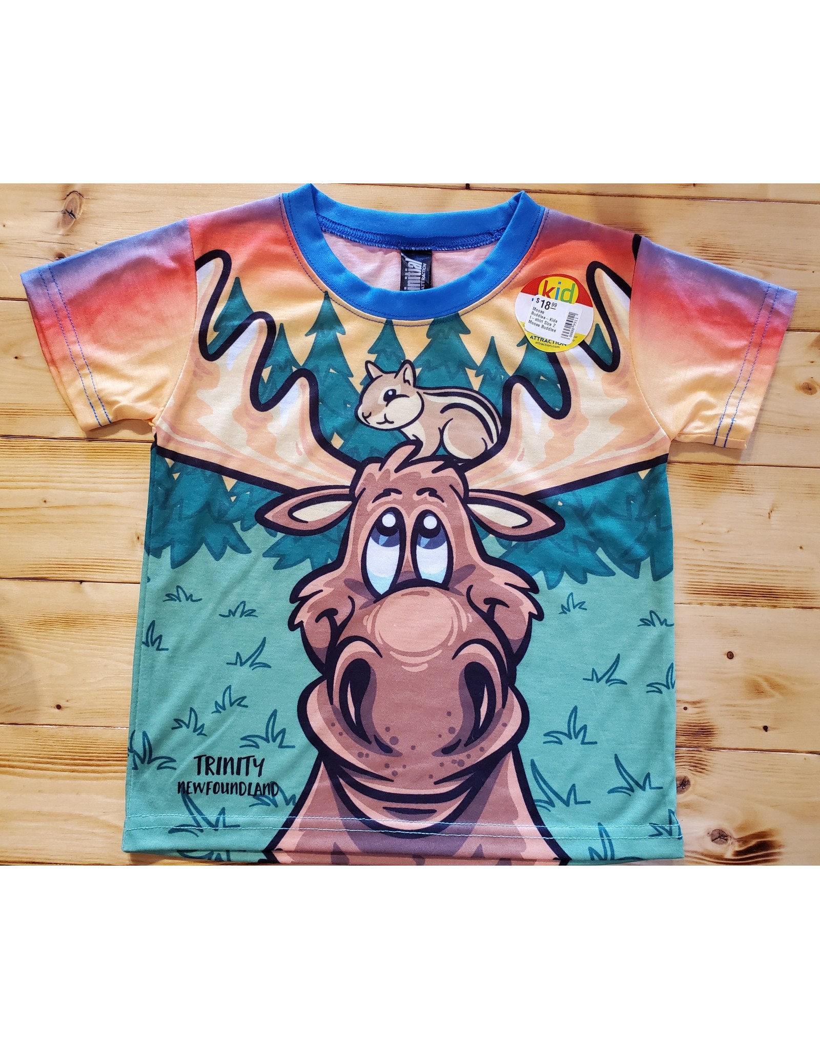 Attraction Moose Buddies-Kids t-shirt