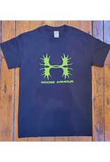 T-Shirt Adult Moose Armour Green Logo #20