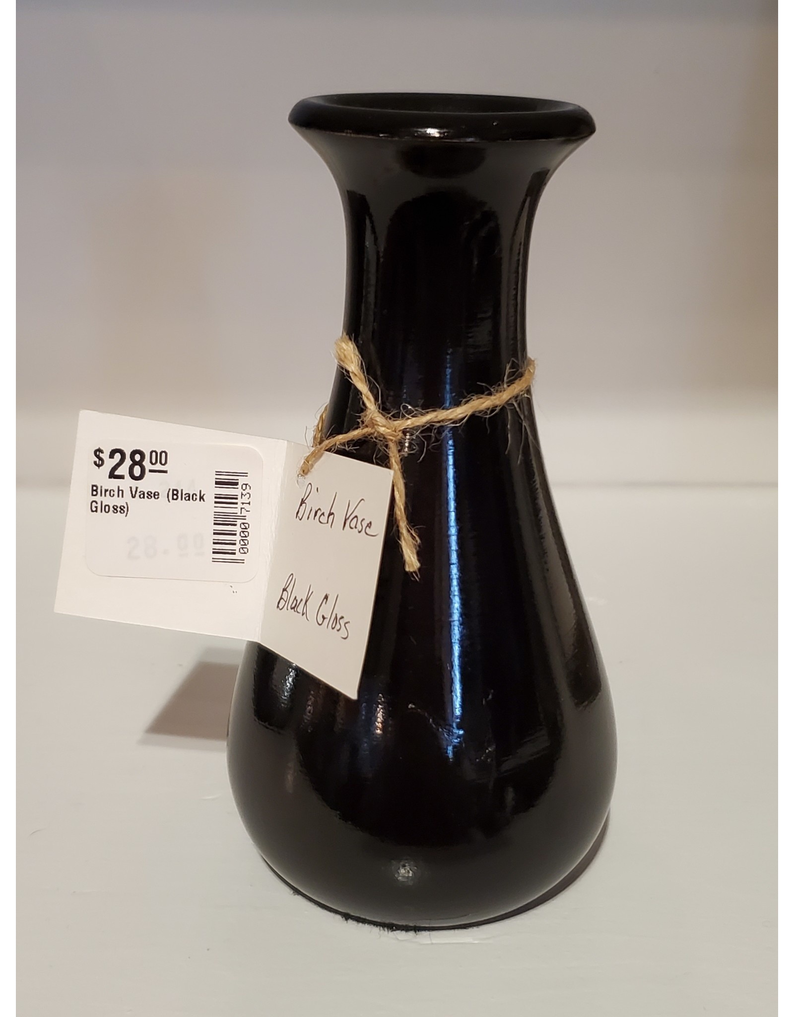 Dock Marina Birch Vase (Black Gloss)-#17