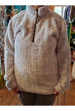 Unisex Quart Zip Sweater Frosted Linen #5