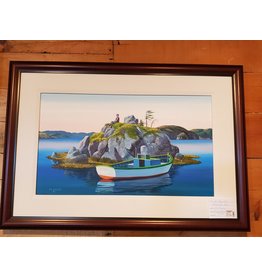 Ed Roche A Day Off, Placentia Bay 14x24. Original Painting. (8)