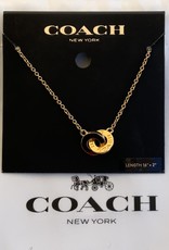 Coach Coach Necklace Gold Plated