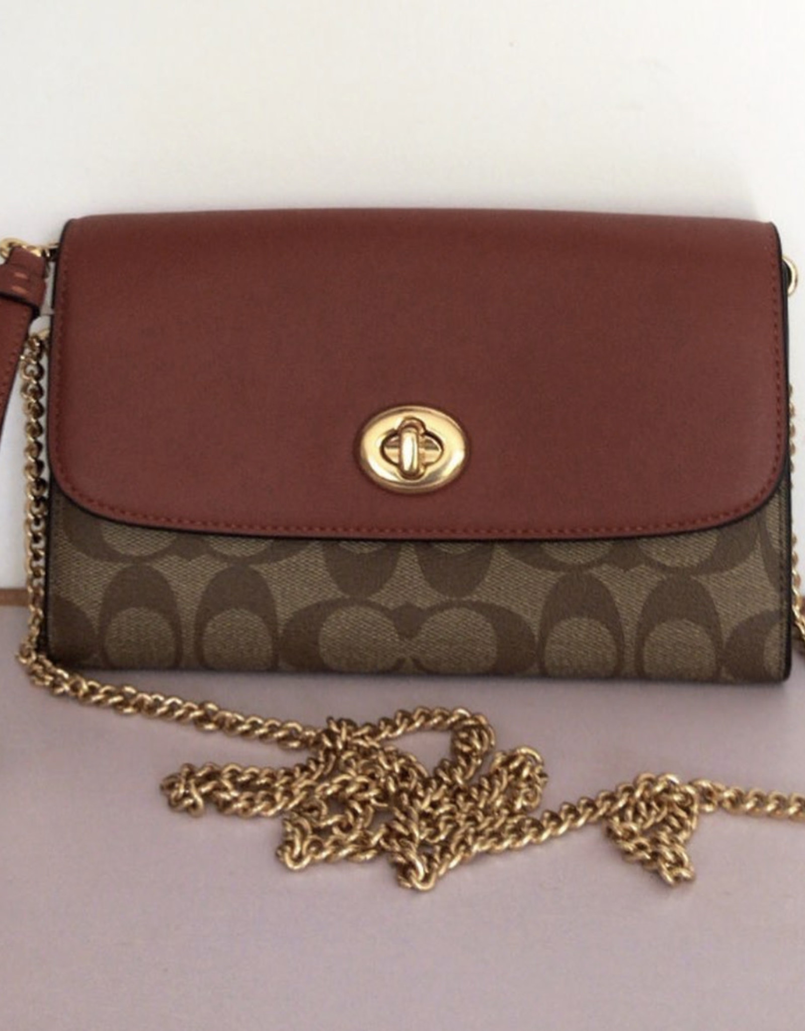 coach wallet on chain crossbody