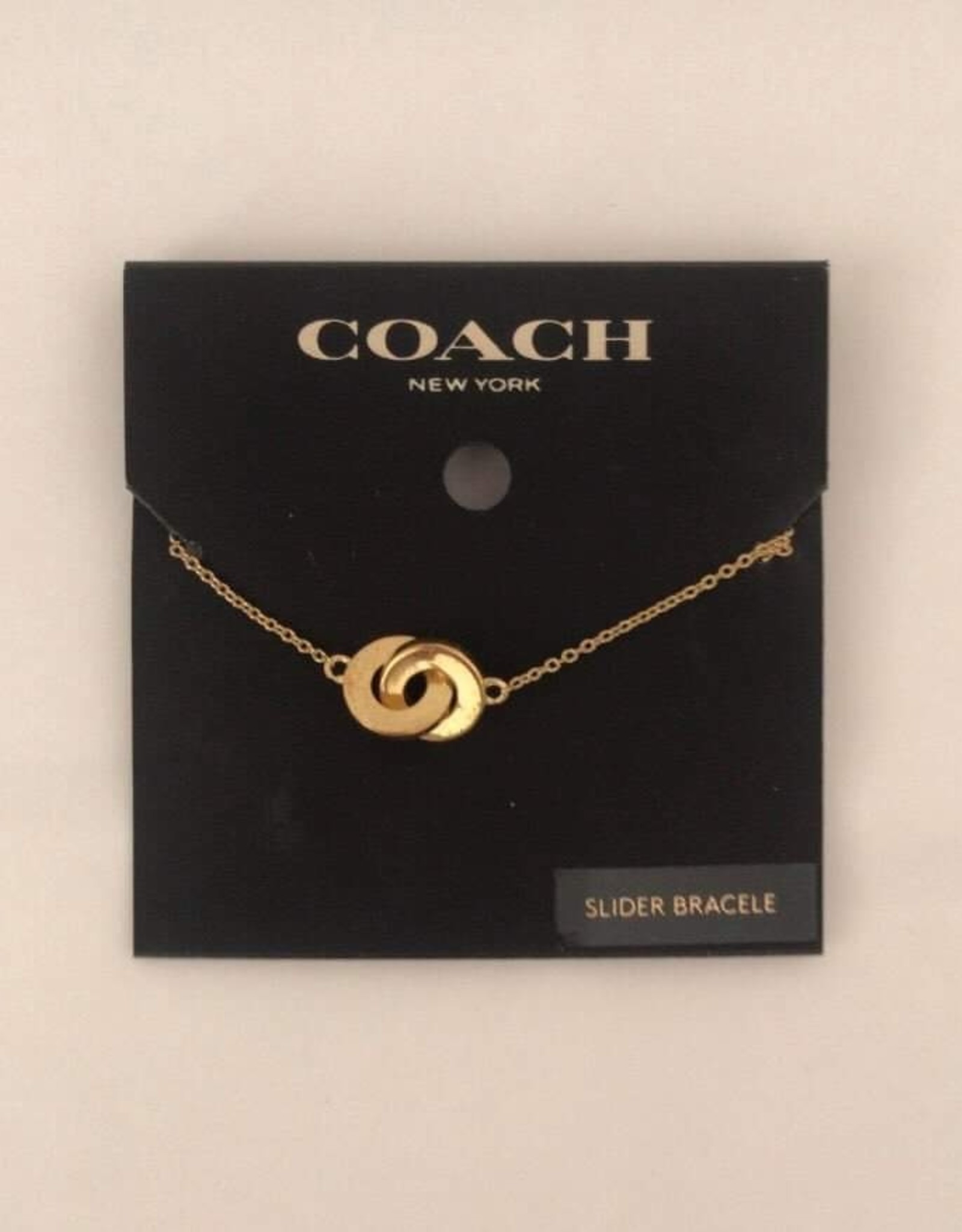 Coach Coach Bracelet Slider Gold Plated