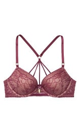Limited edition Victoria's Secret bombshell push up bra . Free gift: La  Senza stoking , Women's Fashion, New Undergarments & Loungewear on Carousell