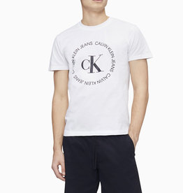 Calvin Klein Calvin Klein Tee Monogram Pinstripe Crew Neck