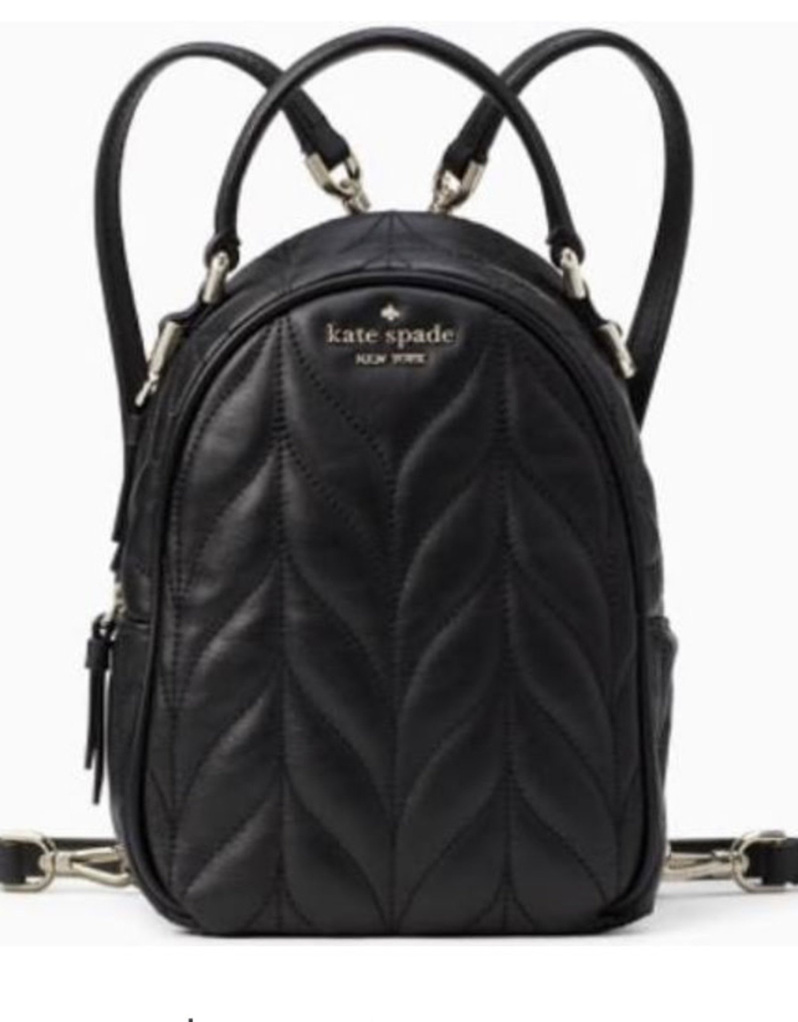 quilted kate spade backpack