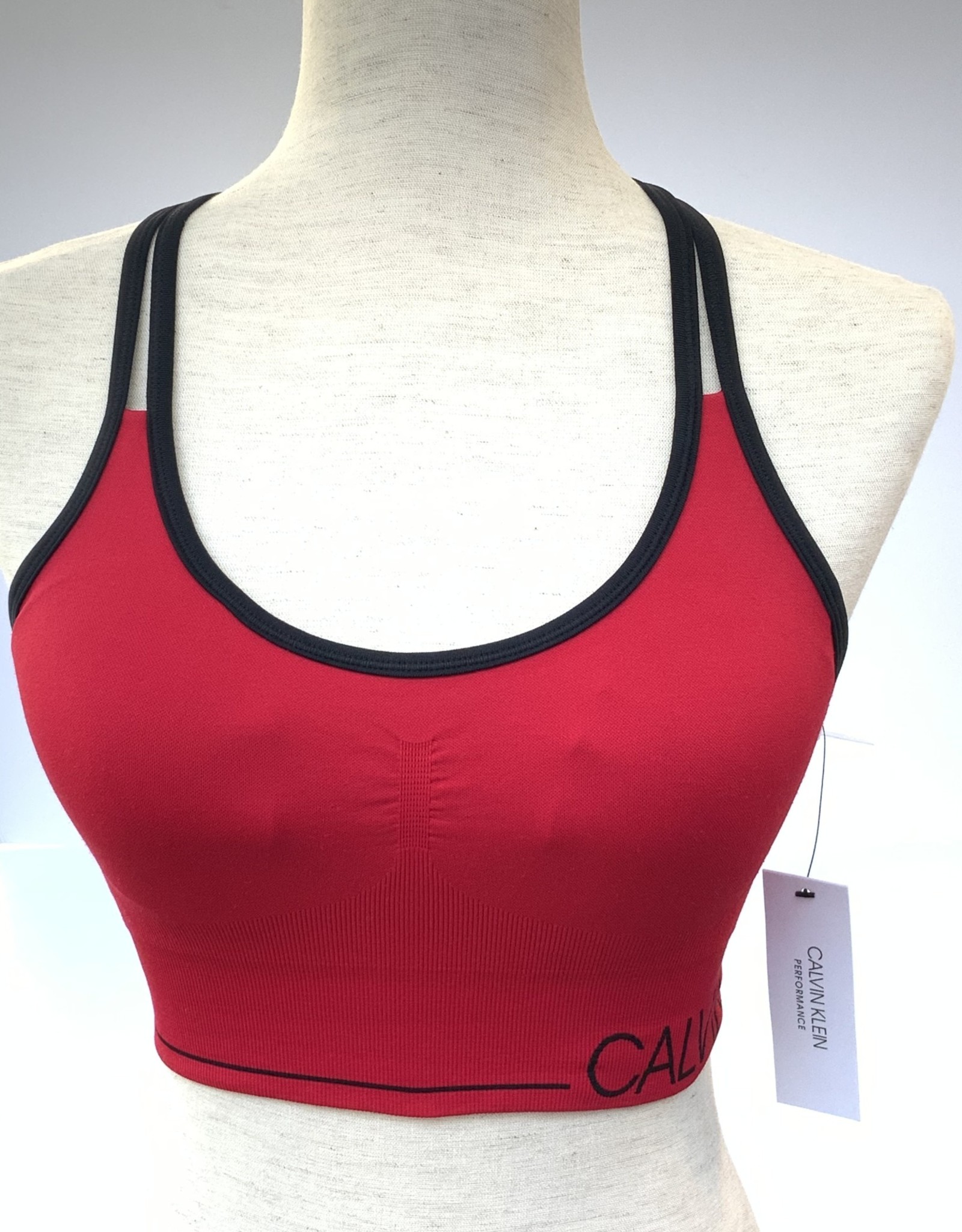 Calvin Klein Womens Performance Mid-Impact Sports Bra 