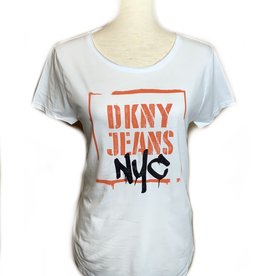 DKNY DKNY Tees Glitter Logo Graffiti