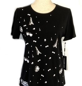 Karl Lagerfeld Karl Lagerfeld Tossed Logo Tee