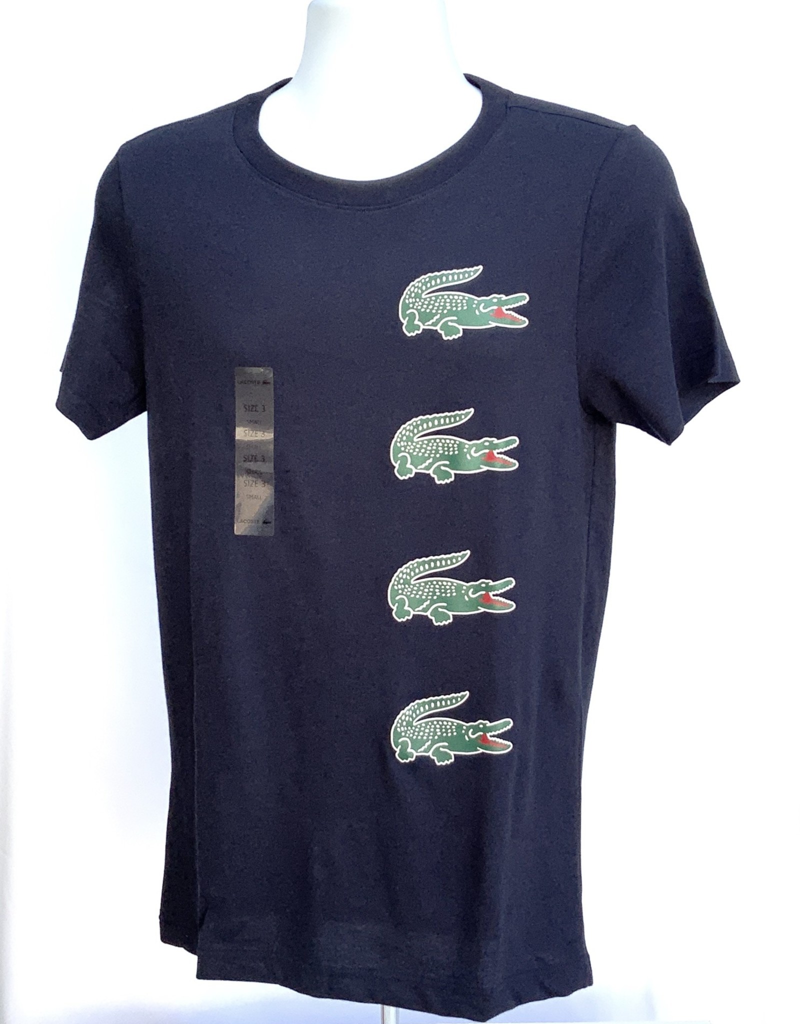 Men's Lacoste SPORT 3D Print Crocodile Breathable Jersey T-shirt - T-Shirts  - New In 2024