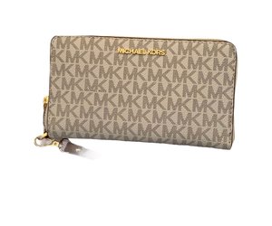 Michaael Kors Wallet Phone Holder Zip All Around - Finaella Manila