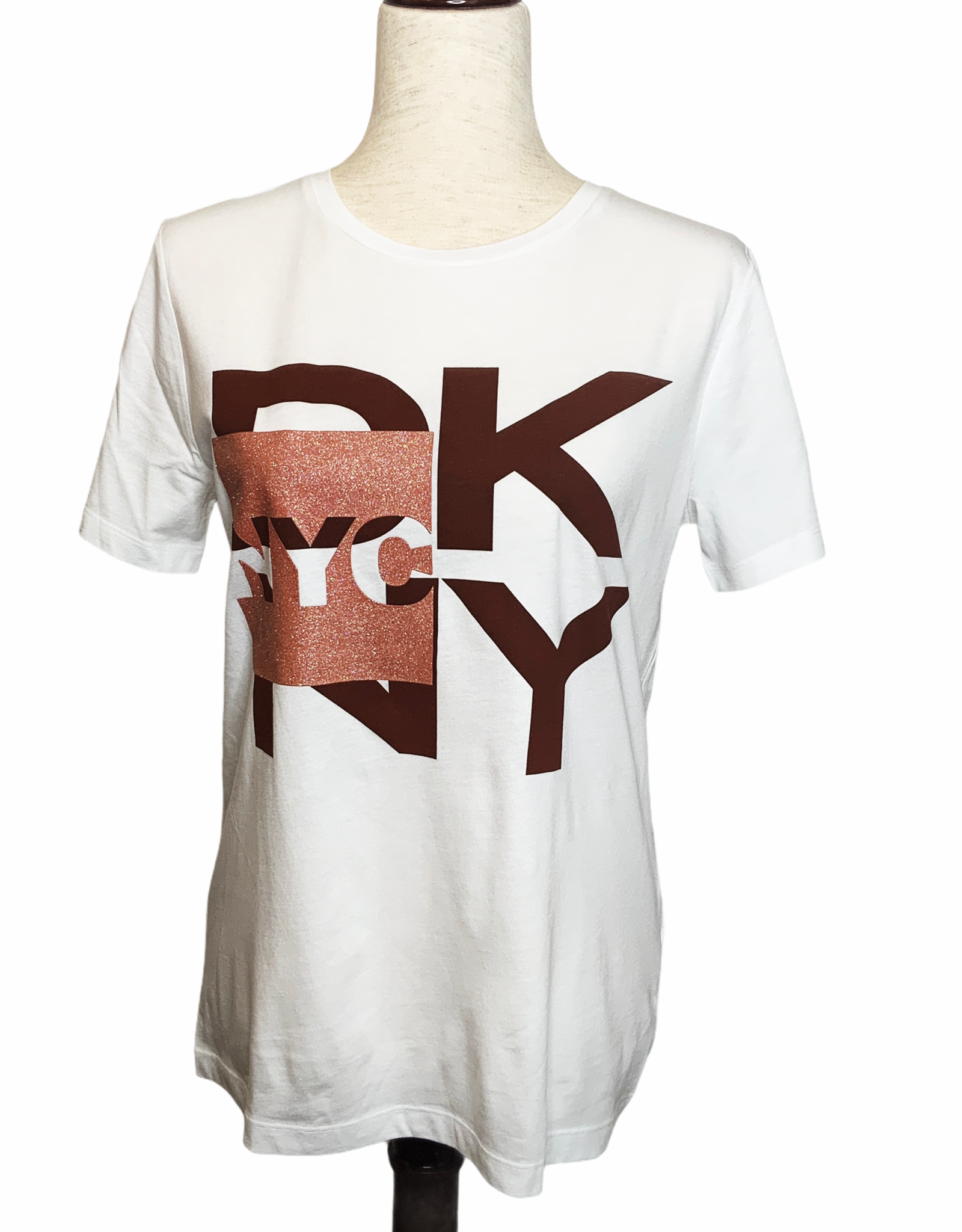 DKNY DKNY Logo Tee NYC Glitter