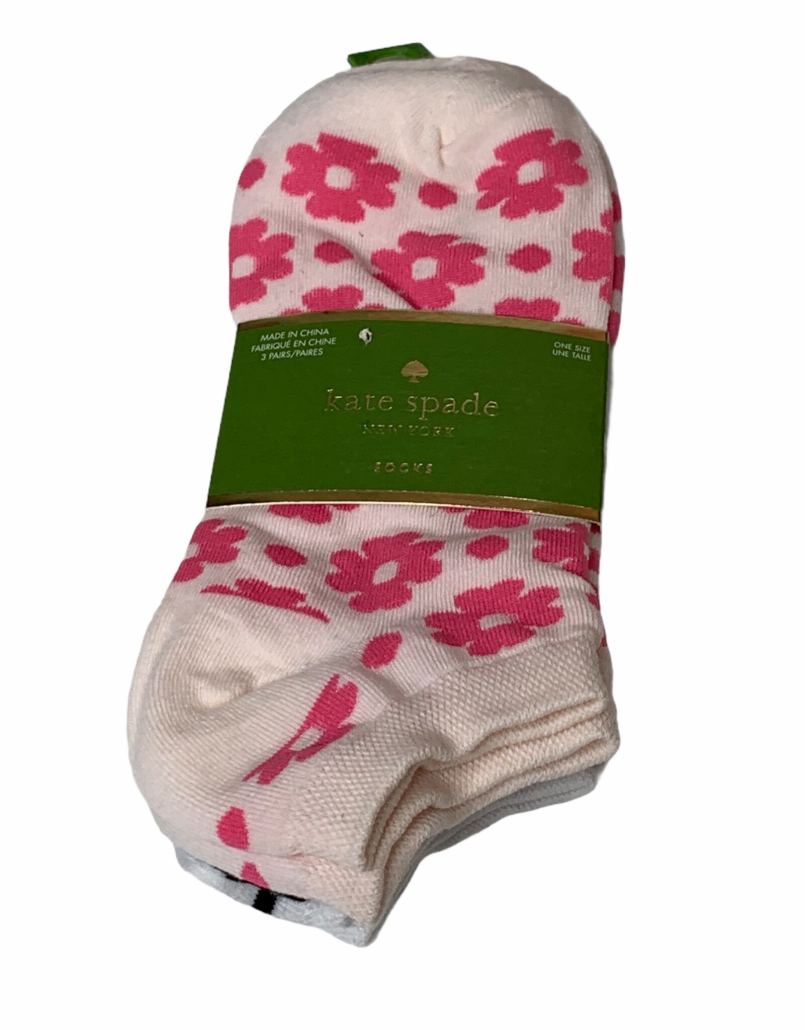 Kate Spade Kate Spade No-Show Socks 3-Pairs