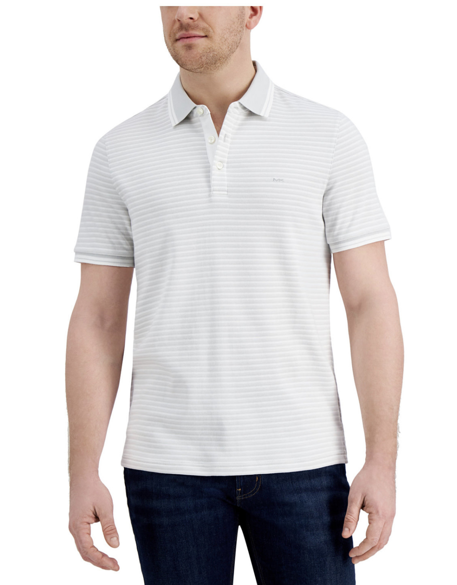 Michael Kors Greenwich Modern-Fit Stripe Polo Shirt - Finaella Manila