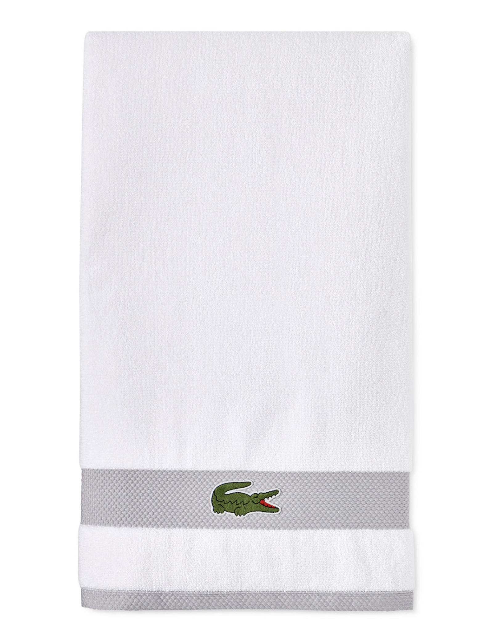 Lacoste Lacoste Bath Towel Heritage Stripe Anti-Microbial 100% Supima Cotton Loops