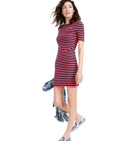 Tommy Hilfiger Tommy Hilfiger Dress Striped Ribbed Bodycon