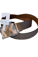 Michael Kors Michael Kors Twist Reversible Belt Logo Buckle Sig Leather