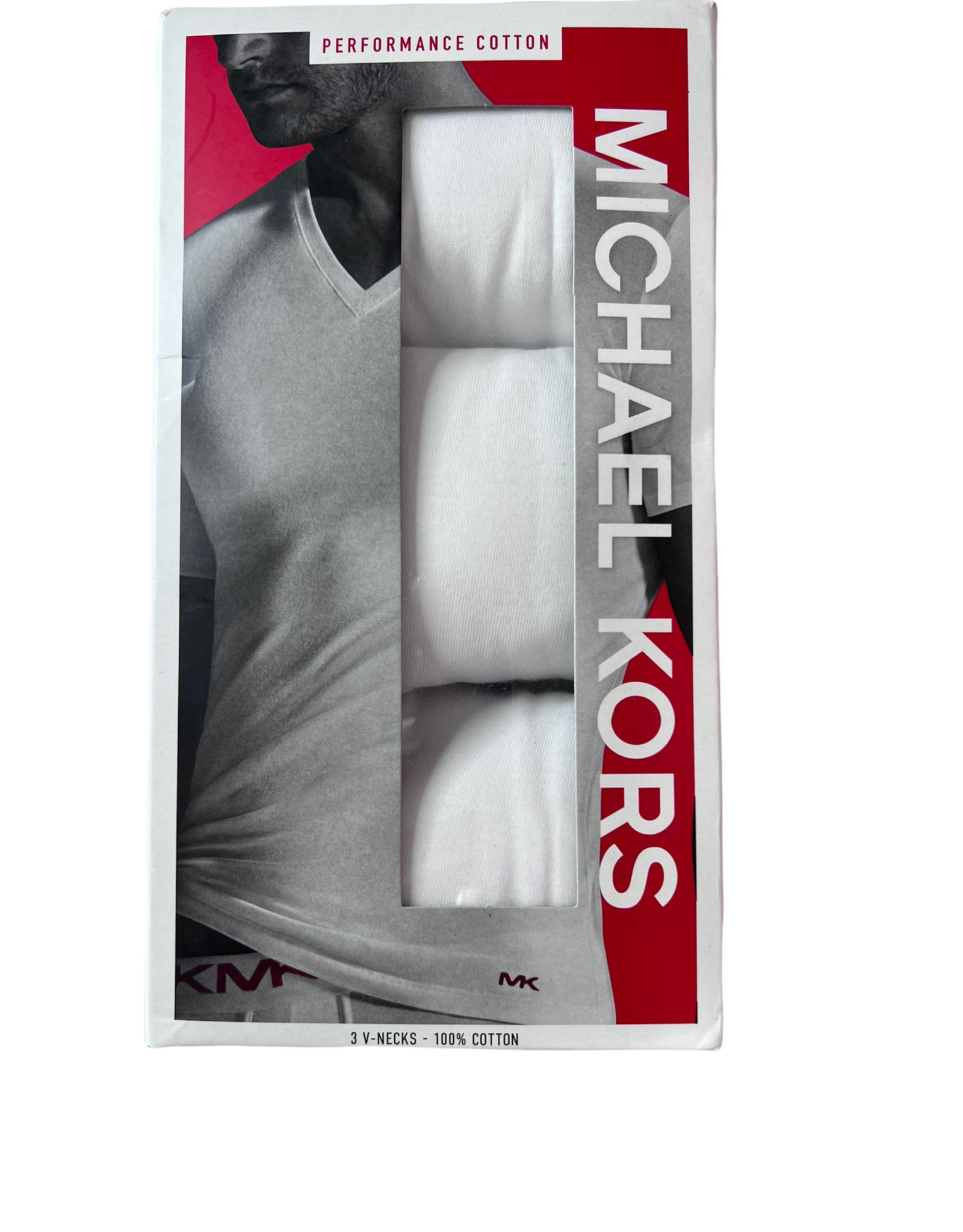 Michael Kors Michael Kors 3-Pack V-Neck T-Shirts 100% Cotton