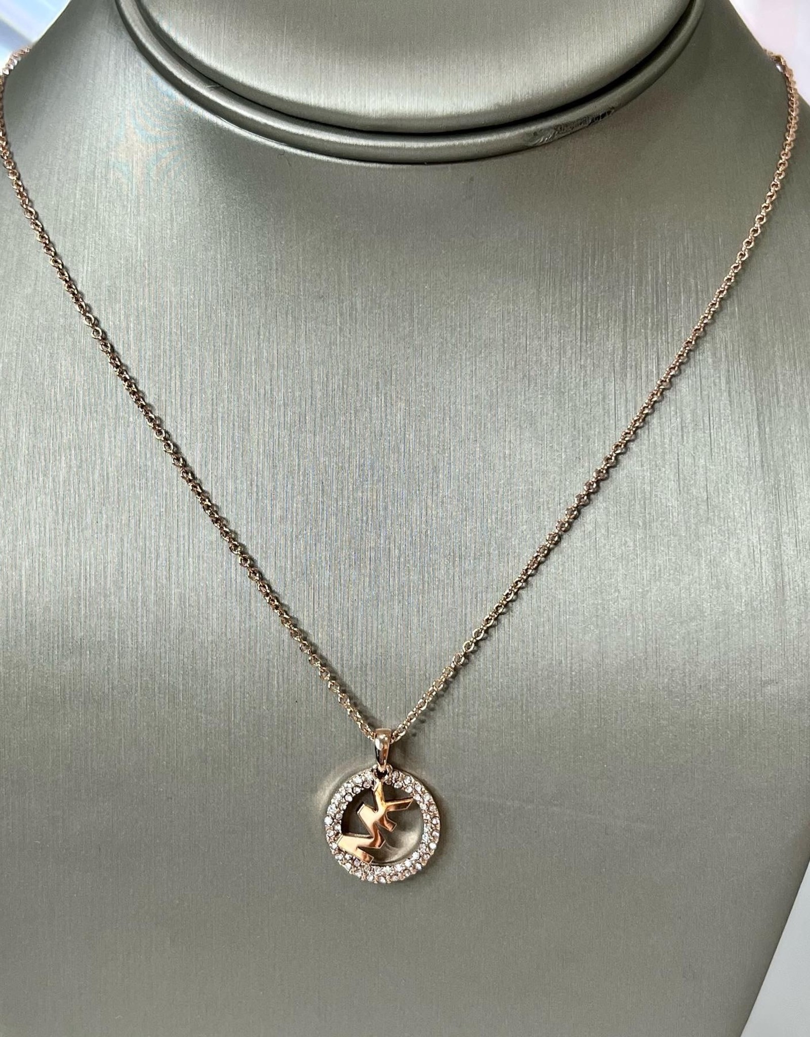 Michael Kors MKC1566AN791 Ladies Necklace Locket Rose Gold Tone