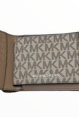 Michael Kors Michael Kors Billfold w/ Passcase Mini MK Logo PVC Cooper