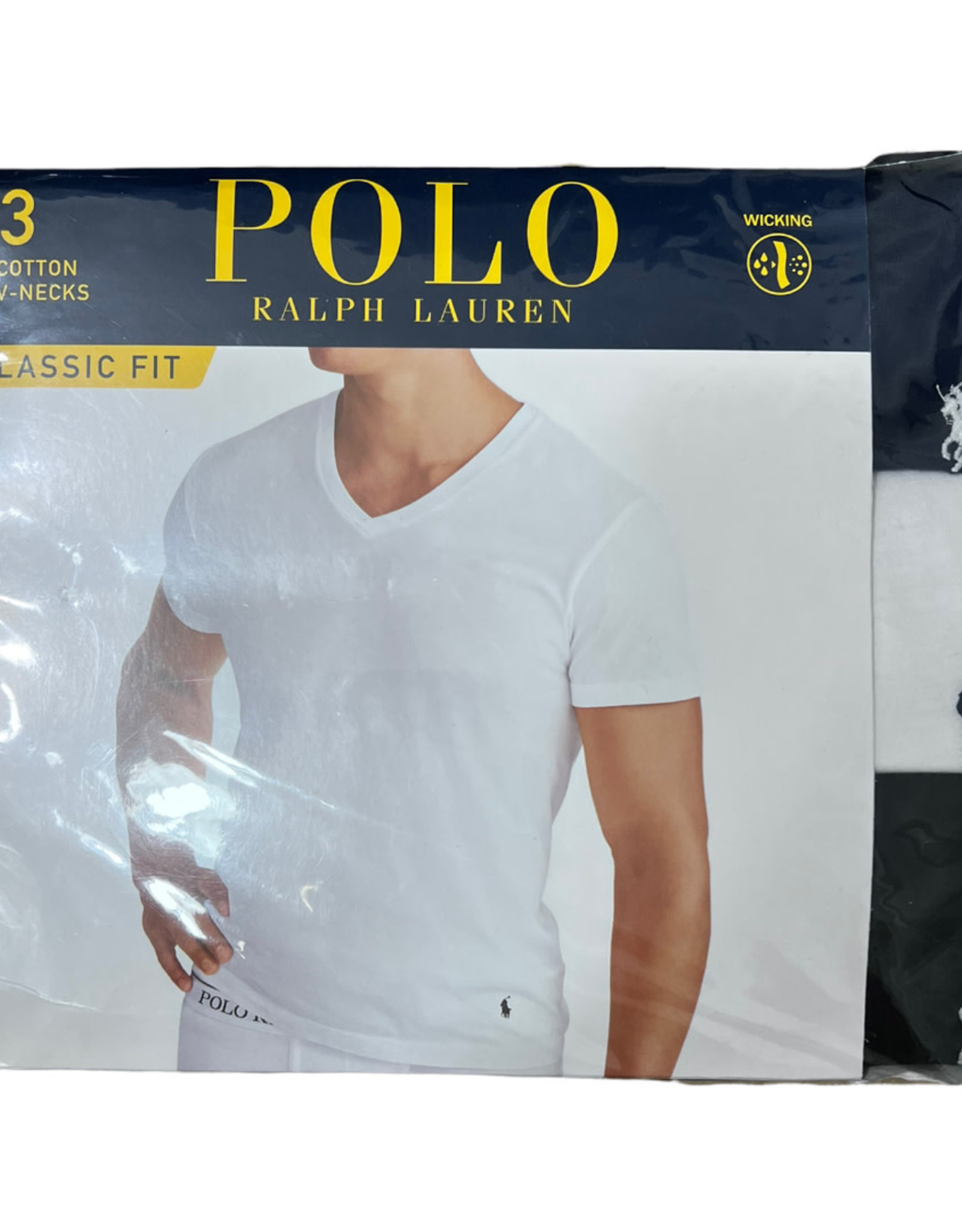 Polo Ralph Lauren Cotton V-Neck Undershirt (3-Pack)