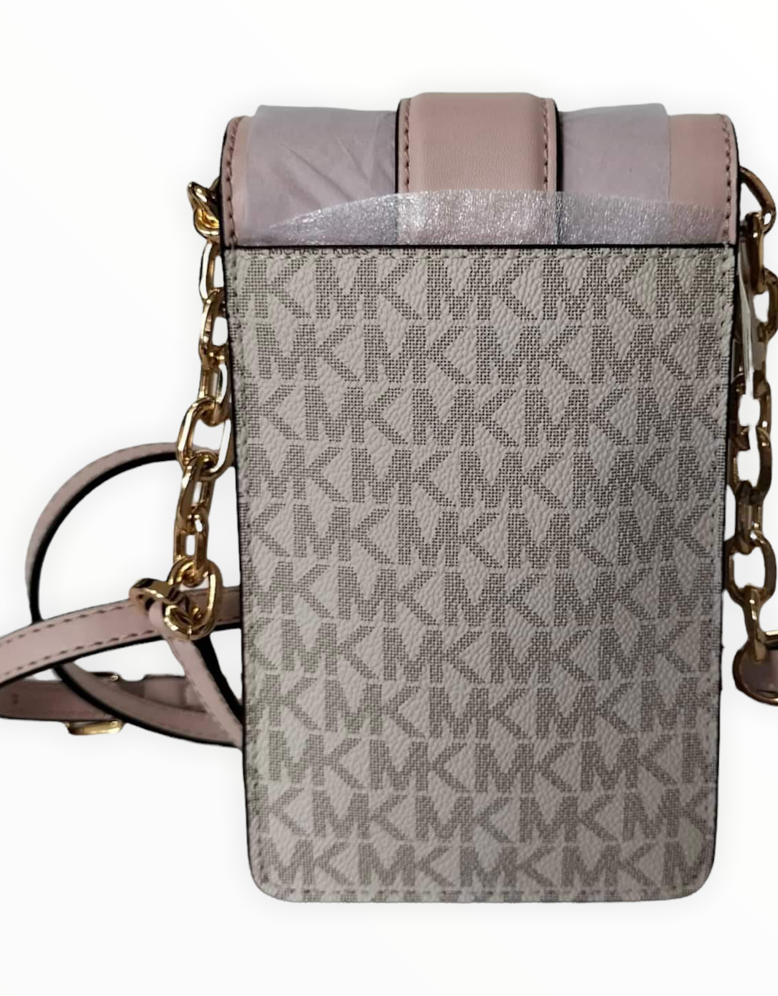 Michael Kors Pearl Gray & Black Kenly Small Camera Crossbody Bag, Best  Price and Reviews