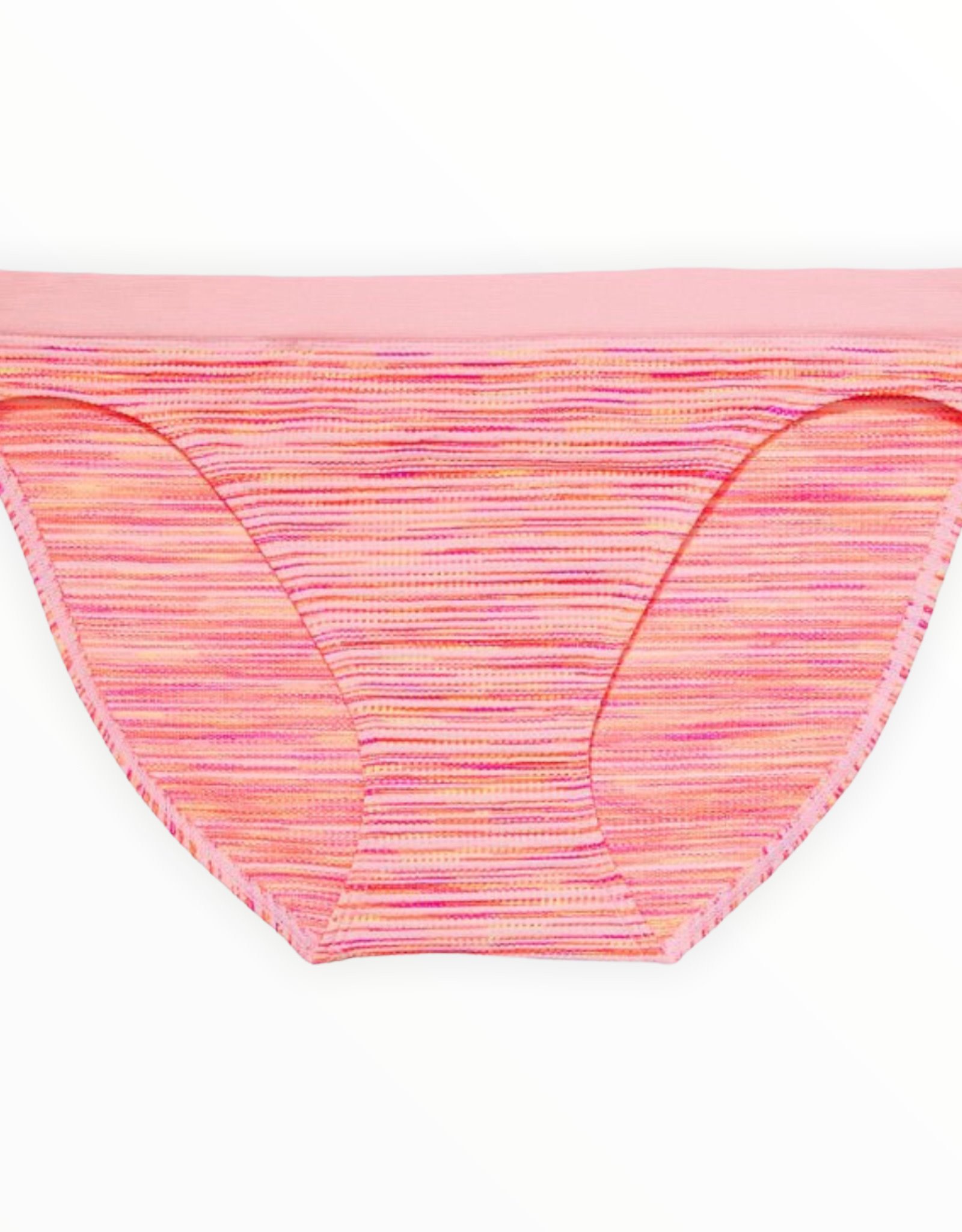Victoria's Secret, Intimates & Sleepwear, Victorias Secret Seamless Thong Panty  Pink White Stripe Large New