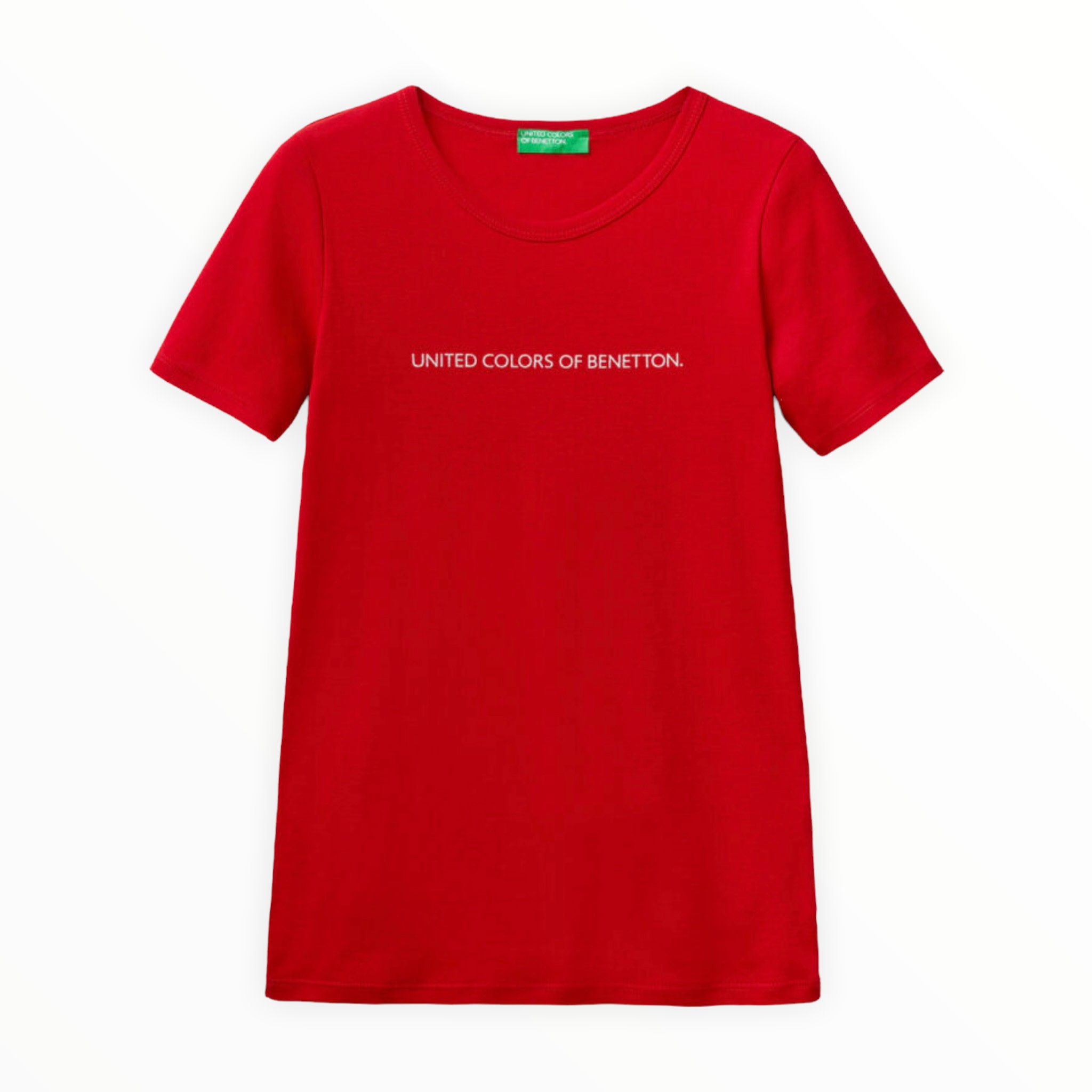 United Colors of Benetton Manila Print Cotton Logo in with 100% - Finaella Glitter T-Shirt