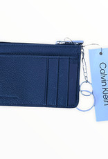 Calvin Klein Calvin Klein Micro Pebbled Leather Card Case with Zip