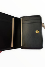 Marc Jacobs Marc Jacobs Compact Bifold Small Wallet Pebbled Leather Zip Compartment