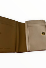 Marc Jacobs Marc Jacobs Compact Bifold Small Wallet Pebbled Leather Zip Compartment
