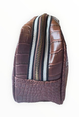 Vince Camuto Vince Camuto Croco Embossed Leather Camera Bag