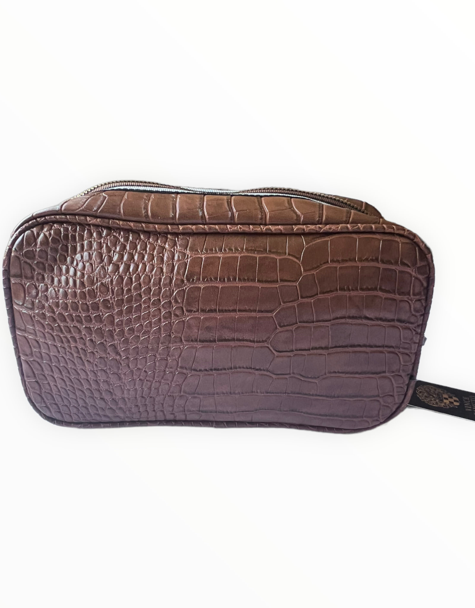 Vince Camuto Vince Camuto Croco Embossed Leather Camera Bag