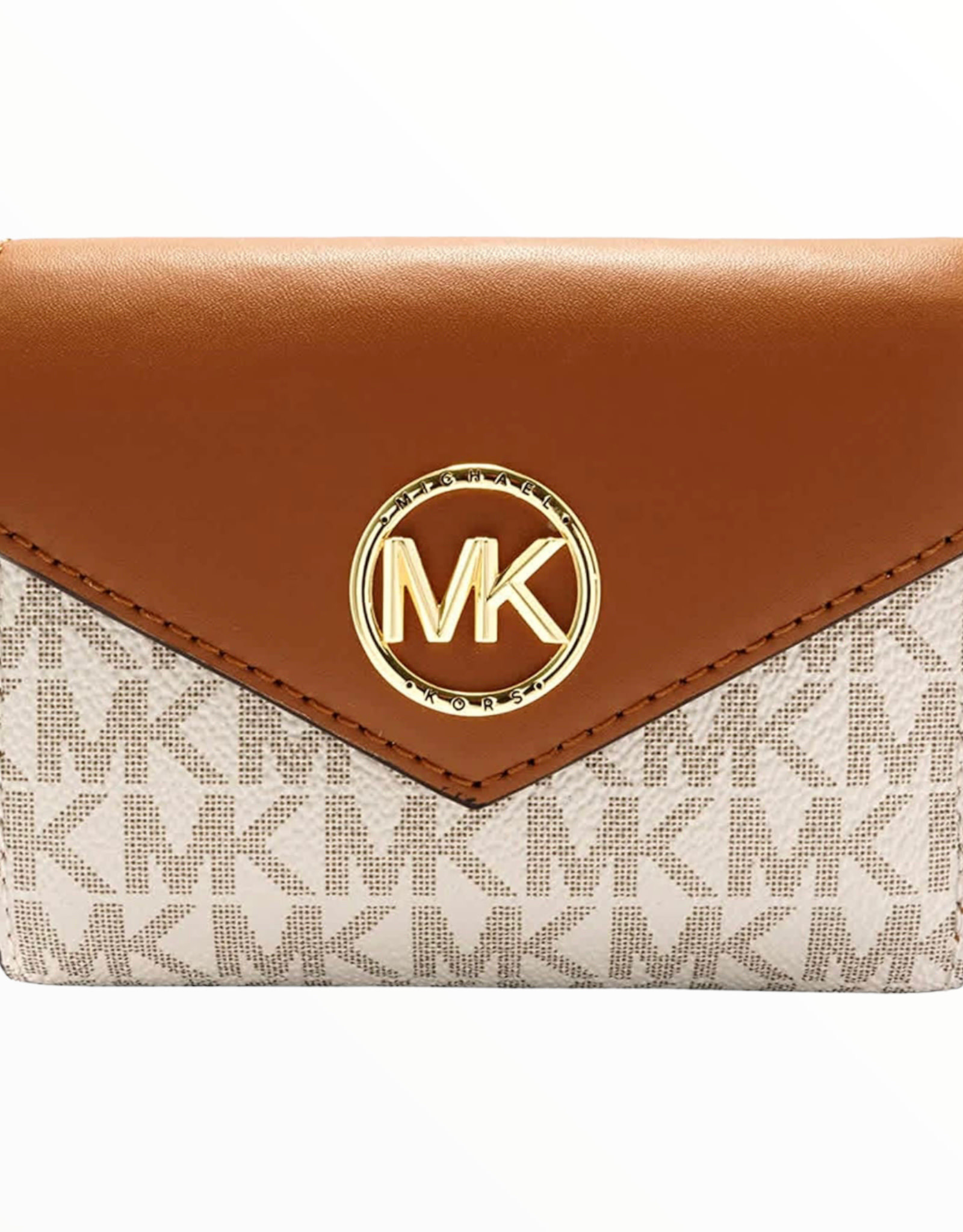 MICHAEL KORS CARMEN MEDIUM FLAP WALLET, Women's Fashion, Bags