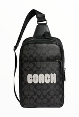 Coach Coach Westway Pack In Colorblock Signature Canvas with Coach Patch